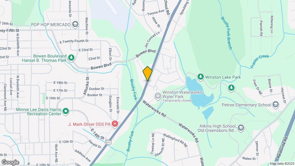 2911 New Walkertown Rd Map and Location Details