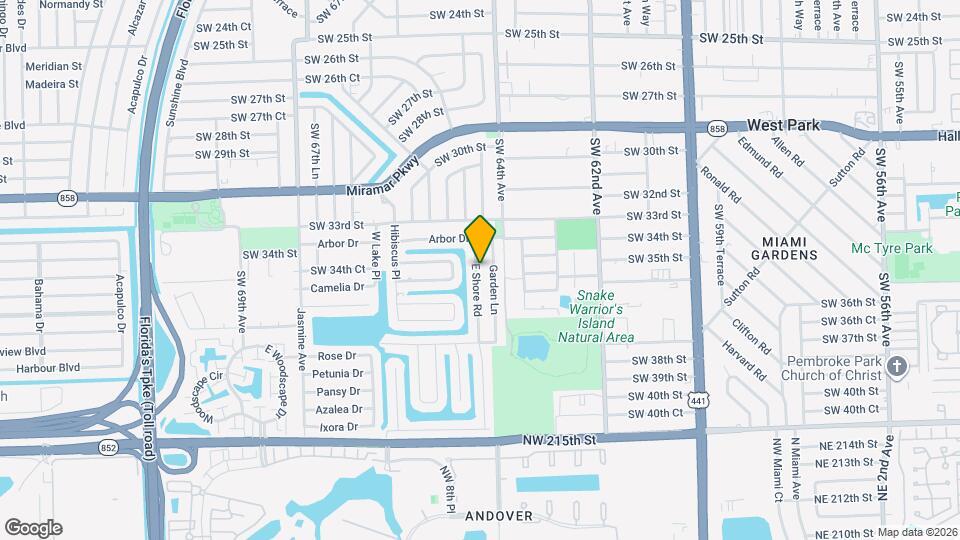 3429 E Shore Rd Map and Location Details