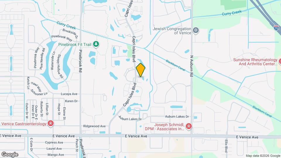 802 Capri Isles Blvd Map and Location Details