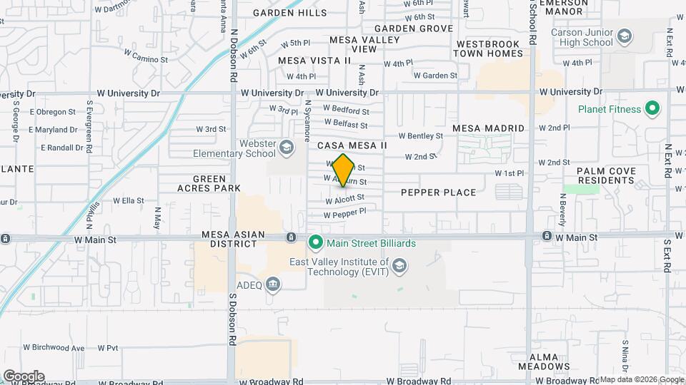 113 N Jade Cir Mapa y Detalles de la Ubicación