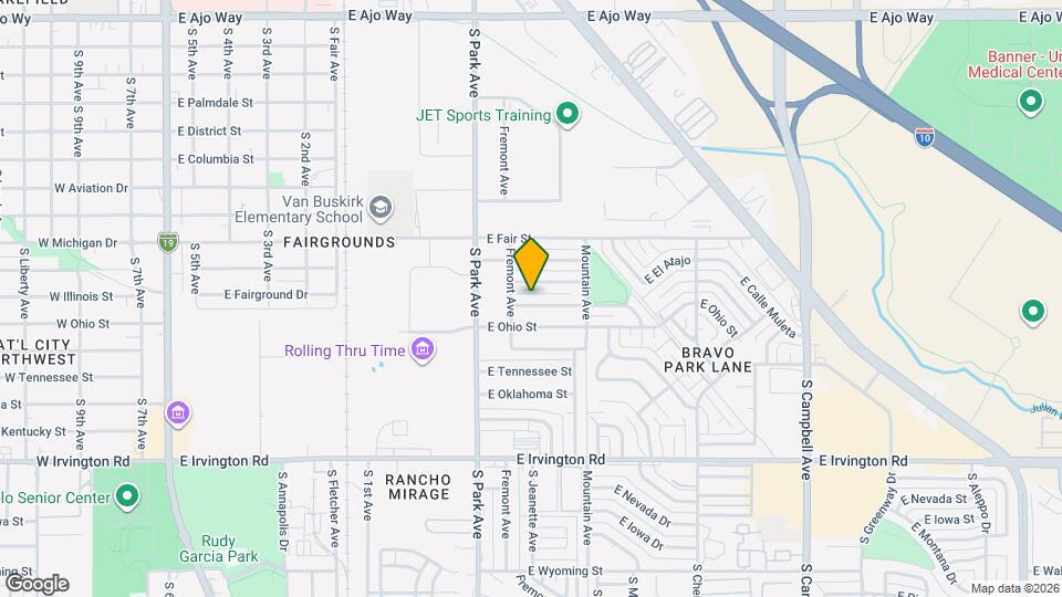 1117 E Illinois St Map and Location Details