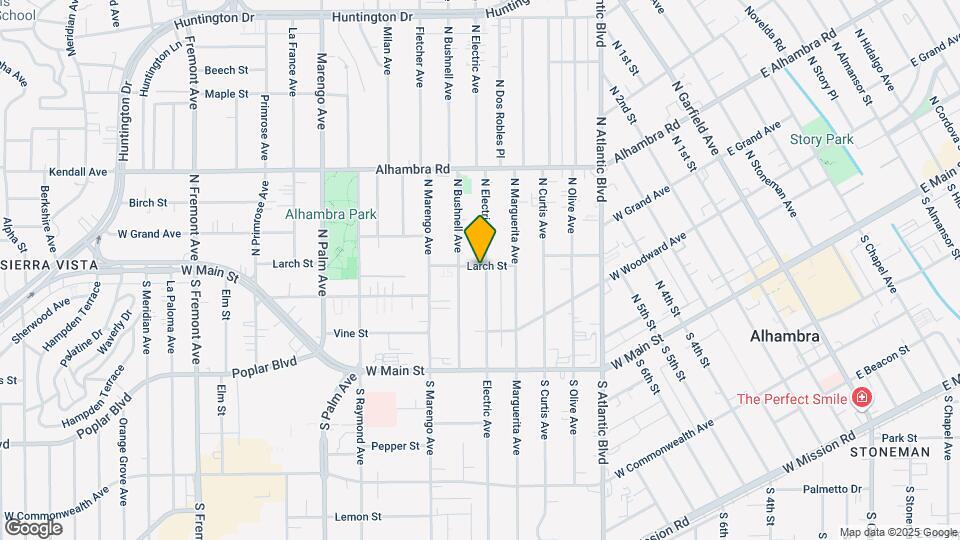 229 N Electric Ave Mapa y Detalles de la Ubicación