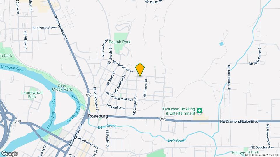 1838 NE Klamath Ave Map and Location Details
