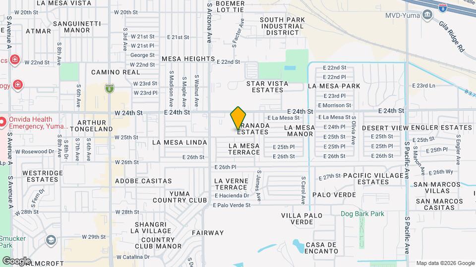 716-718-718 E 25th St Map and Location Details