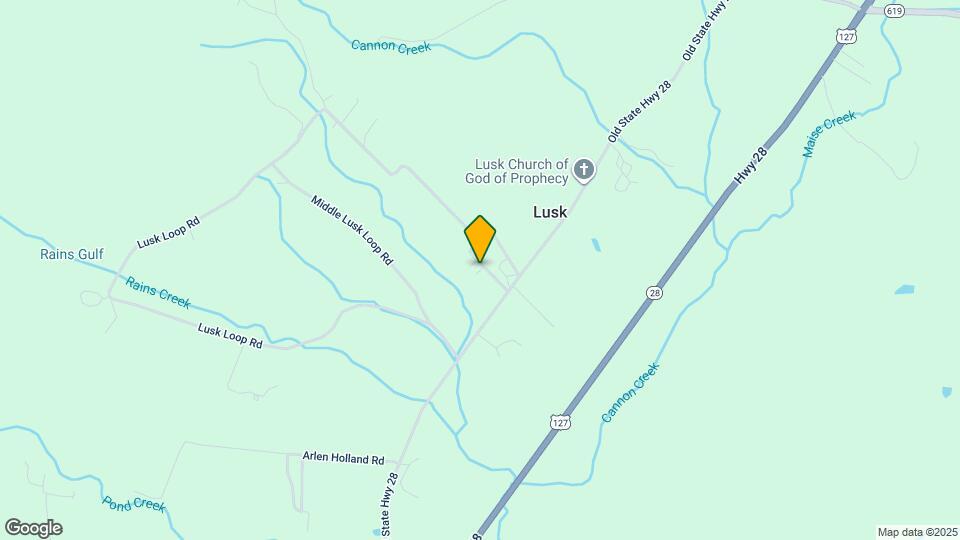 2268 Lusk Loop Rd Map and Location Details