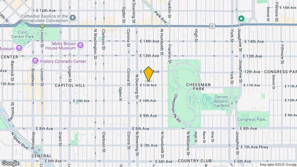 1100 Marion St Map and Location Details