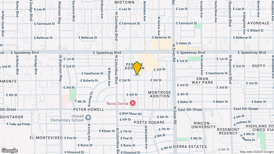 4431 E 3rd St Map and Location Details