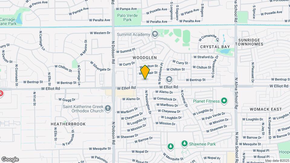 1705 W Bentrup Ct Map and Location Details