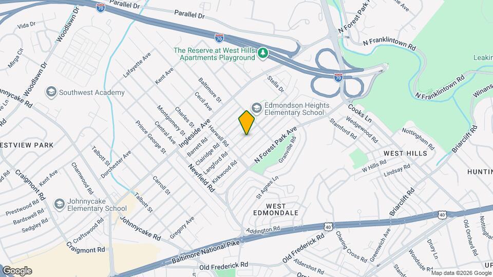 1551 Langford Rd Map and Location Details