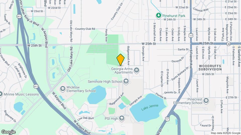 1710 Ridgewood Ln Map and Location Details