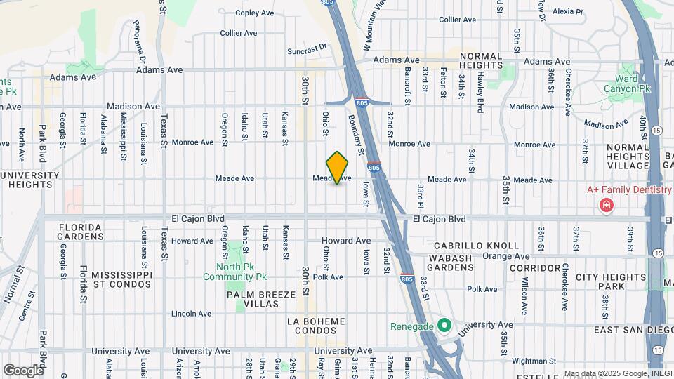 4366-4378 Illinois St Mapa y Detalles de la Ubicación
