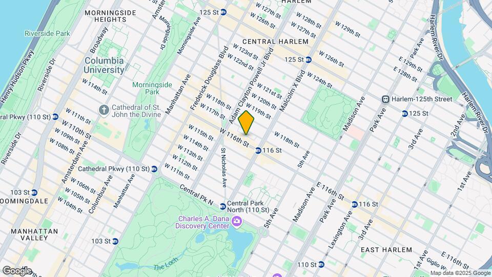 125-127 W 116th St Map and Location Details