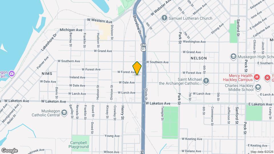 1644 Beidler St Map and Location Details