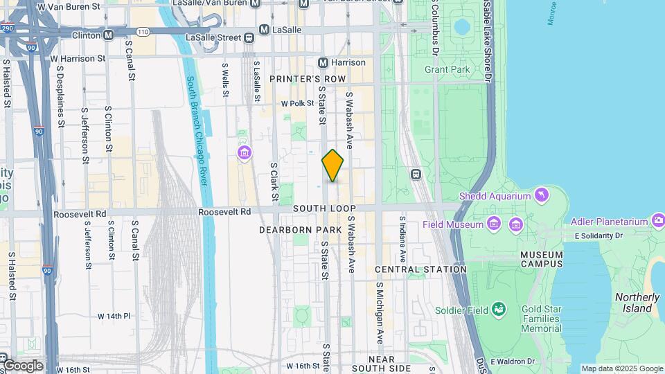 1111 S State St Map and Location Details