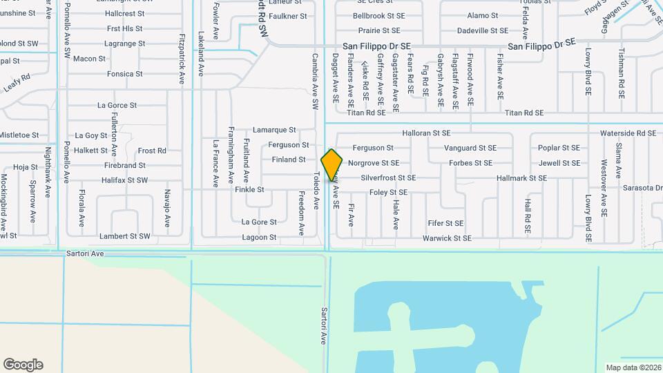 3190 Halsey Ave SE Map and Location Details