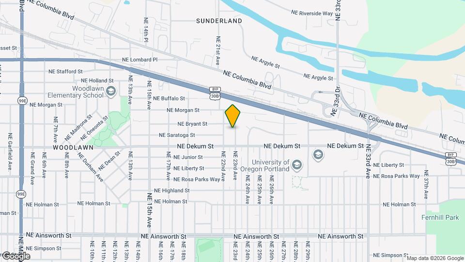 6915 NE 23rd Ave Map and Location Details