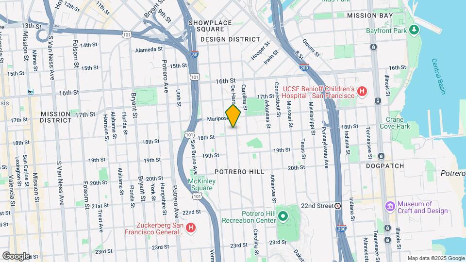 1900 18th St Map and Location Details