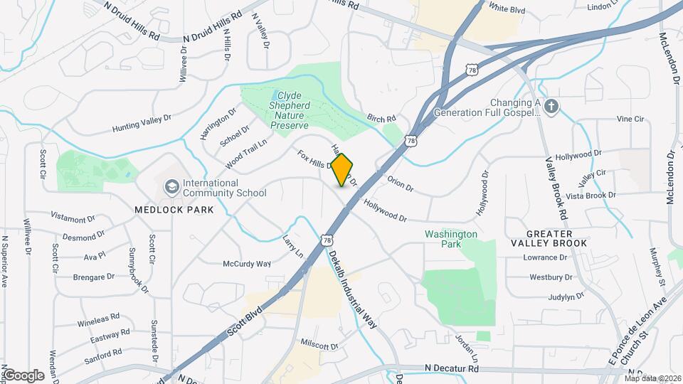 2670 Woodridge Dr Map and Location Details