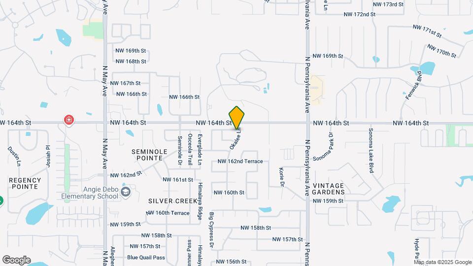 1704 NW 164th Terrace Map and Location Details