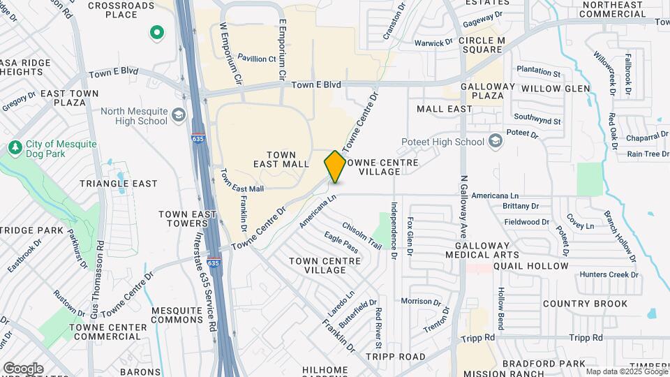 One Townecrest Apartments Map and Location Details