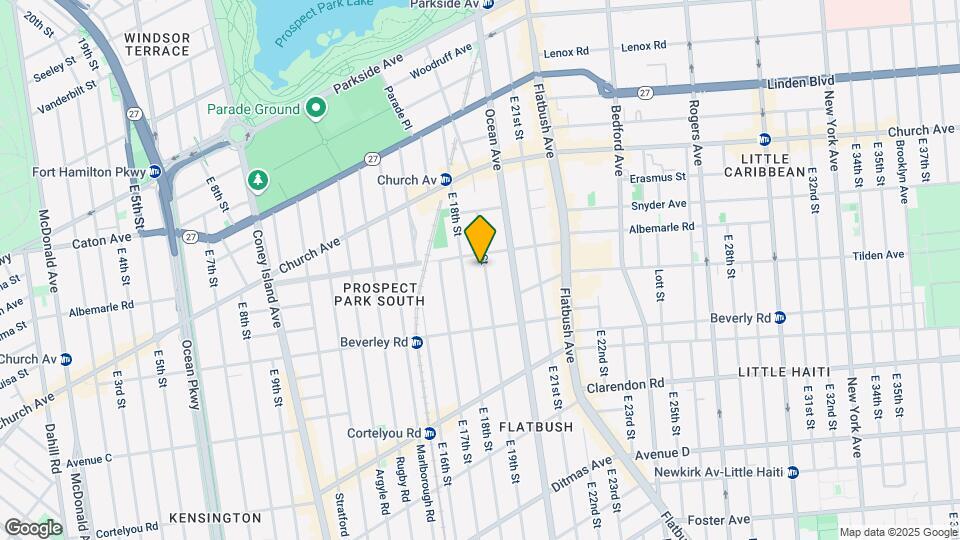 116 E 19th St Map and Location Details