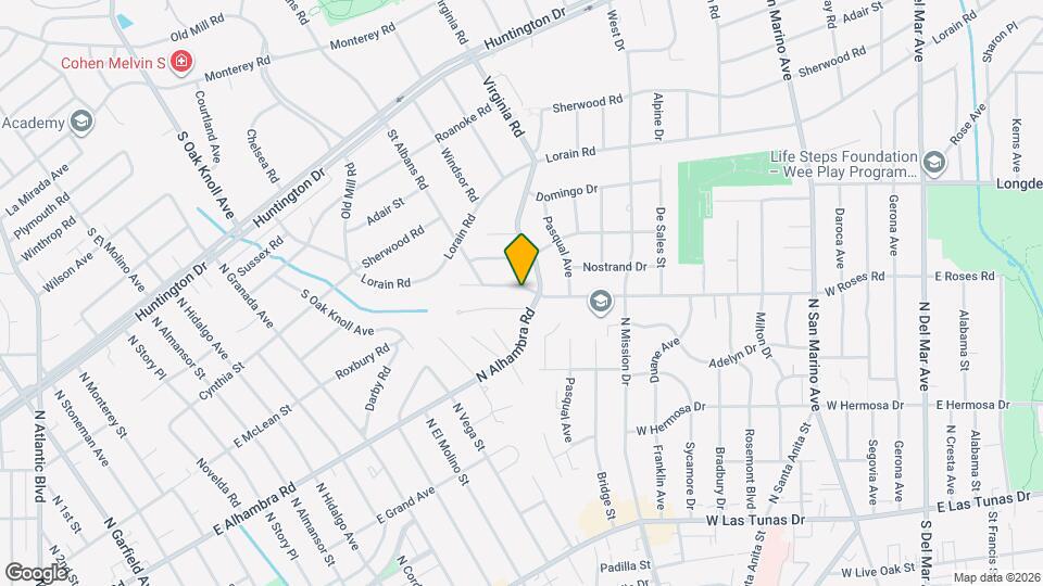 1016 W Roses Rd Map and Location Details