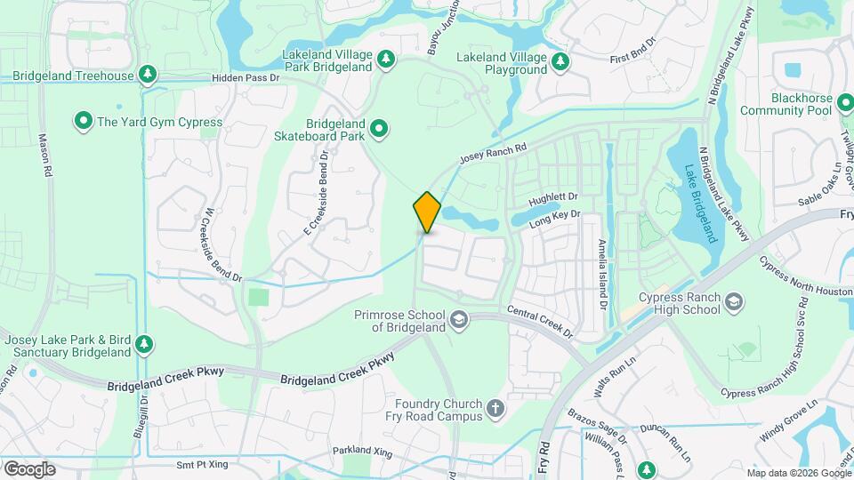 16726 Sycamore Bend Dr Map and Location Details