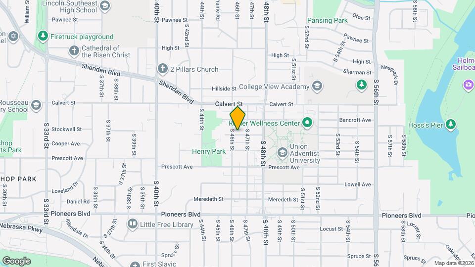 4616 Stockwell St Map and Location Details