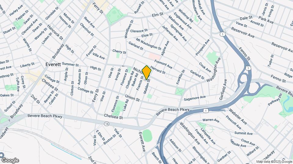 110 Malden St Mapa y Detalles de la Ubicación