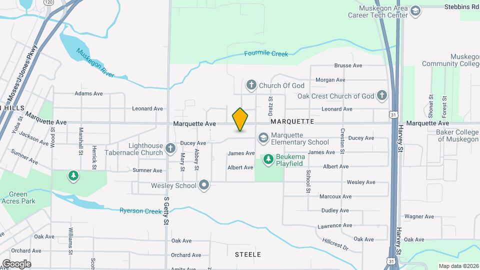 1046 Ducey Ave Map and Location Details
