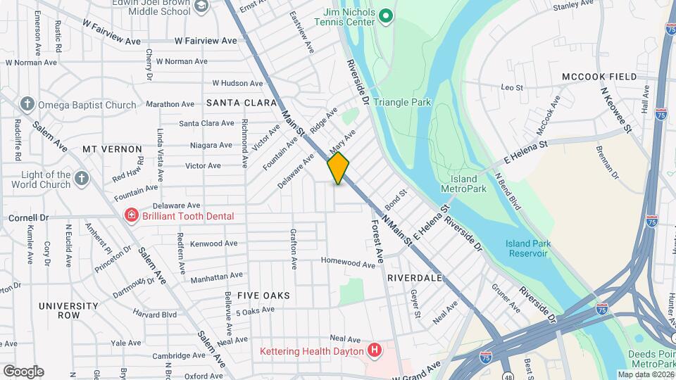 1522 Viola Ave Map and Location Details