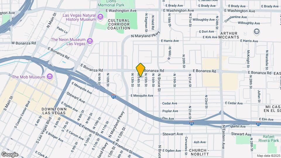 500 N 14th St Mapa y Detalles de la Ubicación