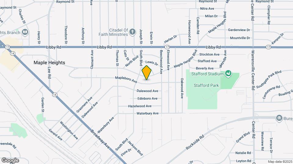 18215 Mapleboro Ave Map and Location Details