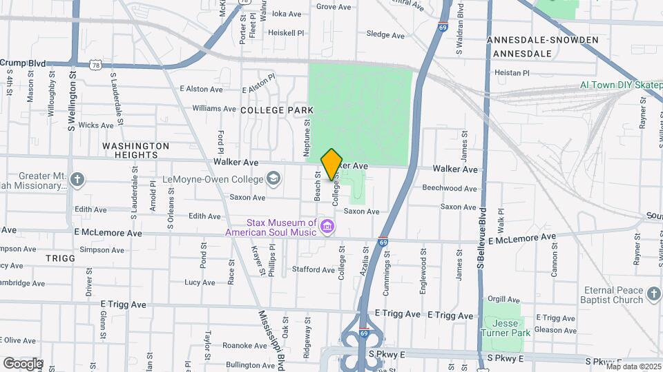 1051 College St Map and Location Details