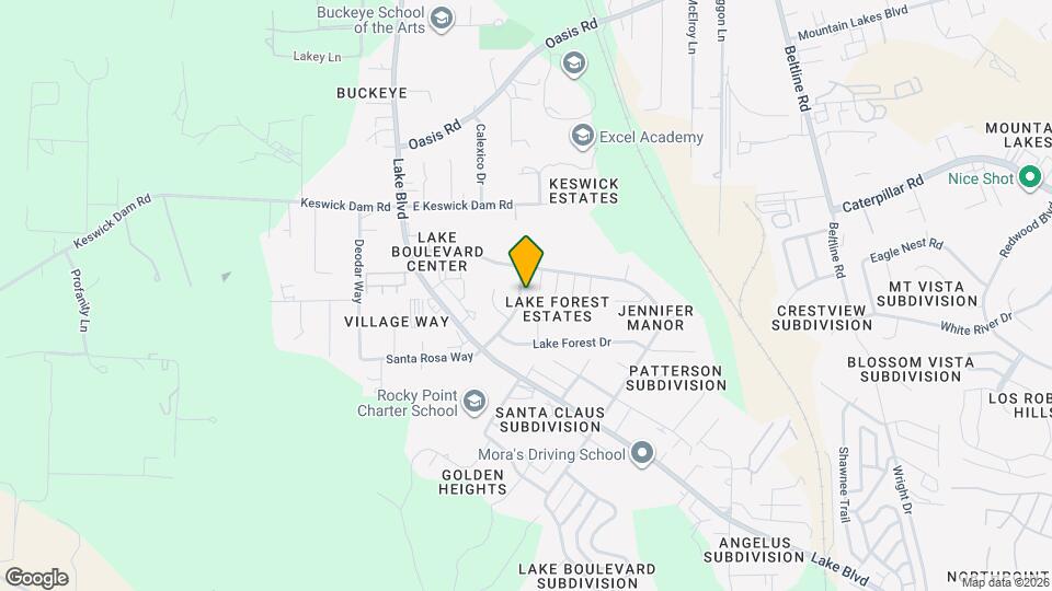 3657 Santa Rosa Way Map and Location Details