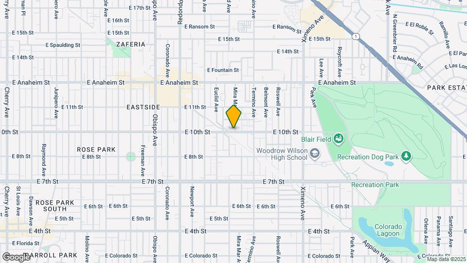 3811 E 10th St, Unit 3811 Map and Location Details
