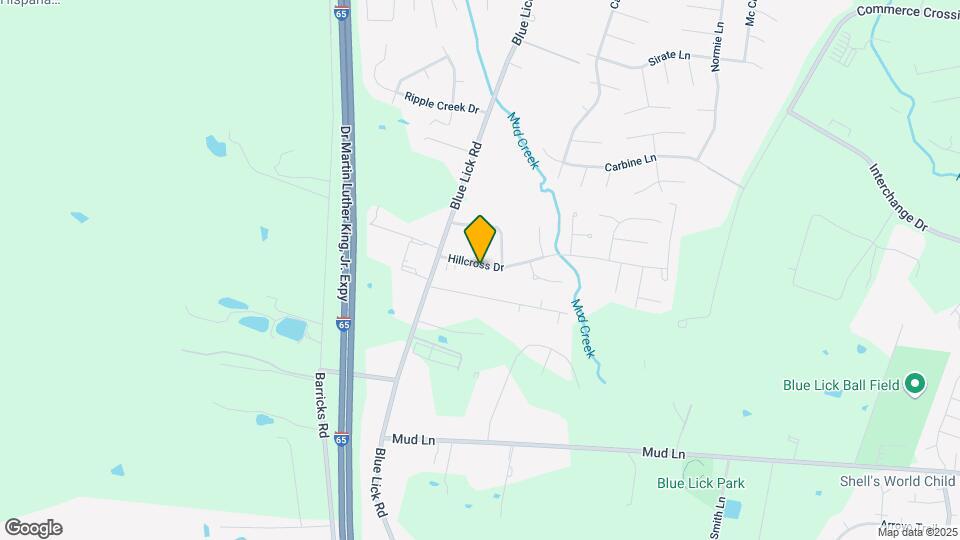 3612 Hillcross Dr Map and Location Details
