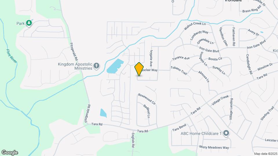 733 Sinclair Way Mapa y Detalles de la Ubicación