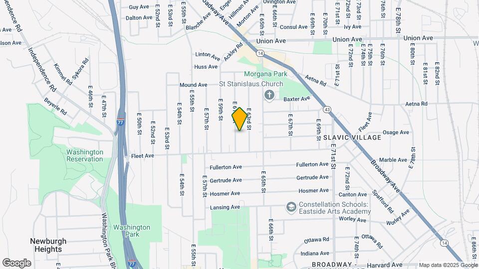 3715 E 61st St Map and Location Details