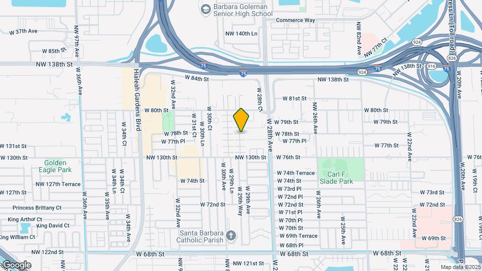 7795 W 29th Way Mapa y Detalles de la Ubicación