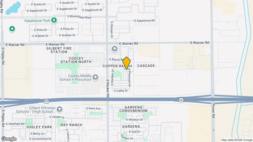 1006 S Deerfield Ln Mapa y Detalles de la Ubicación