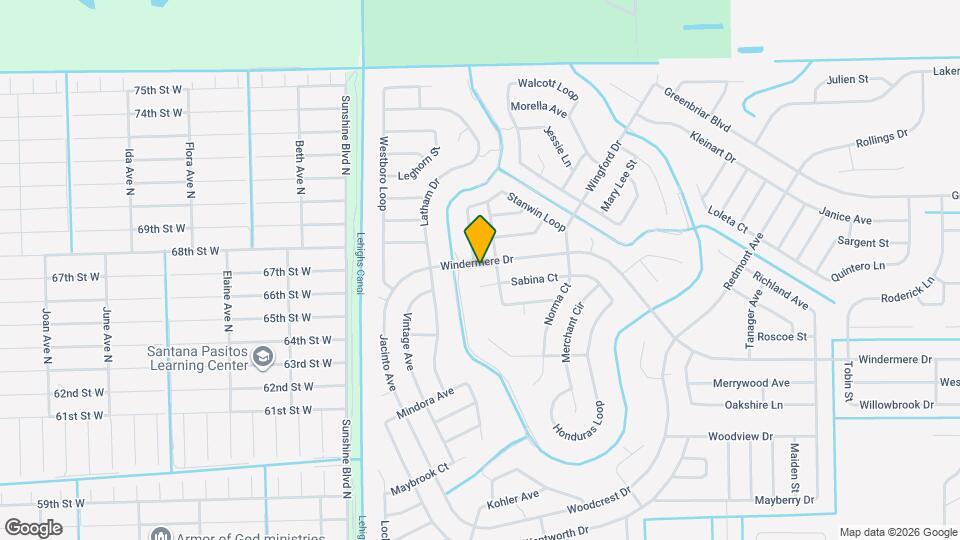 681 Windermere Dr Map and Location Details