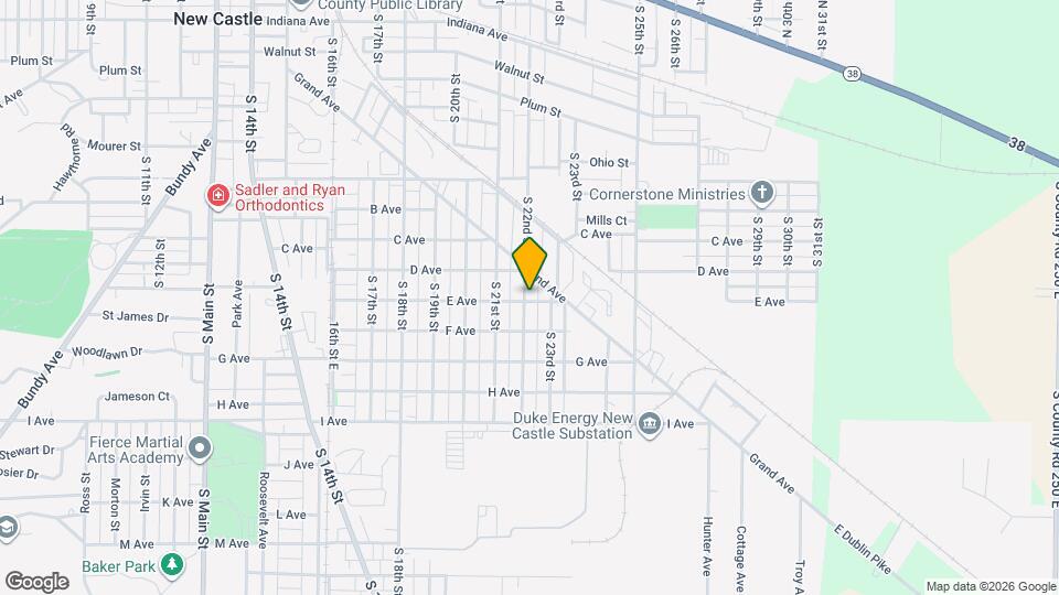 1126 S 22nd St Map and Location Details