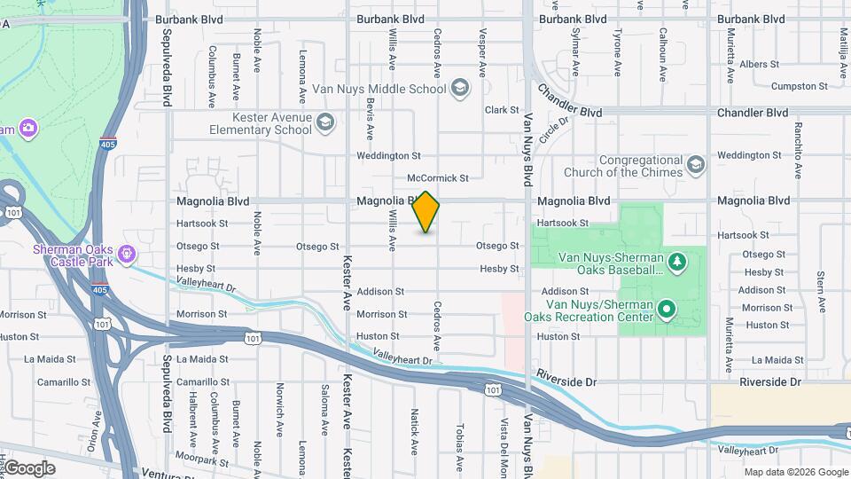 14717 Otsego St Map and Location Details