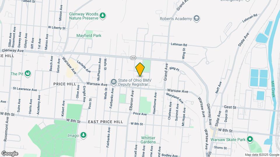 1031 Purcell Ave Map and Location Details
