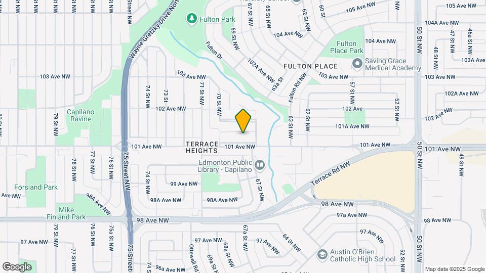 6912 101 Ave NW Map and Location Details