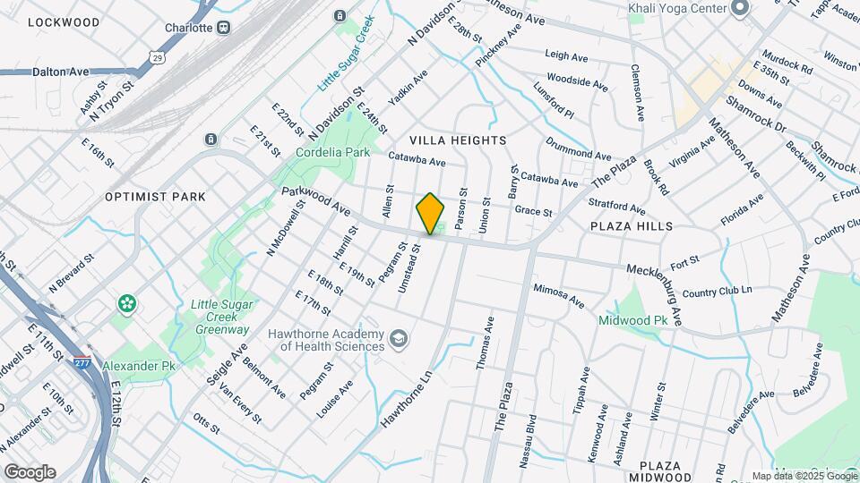 1310 Parkwood Ave Map and Location Details