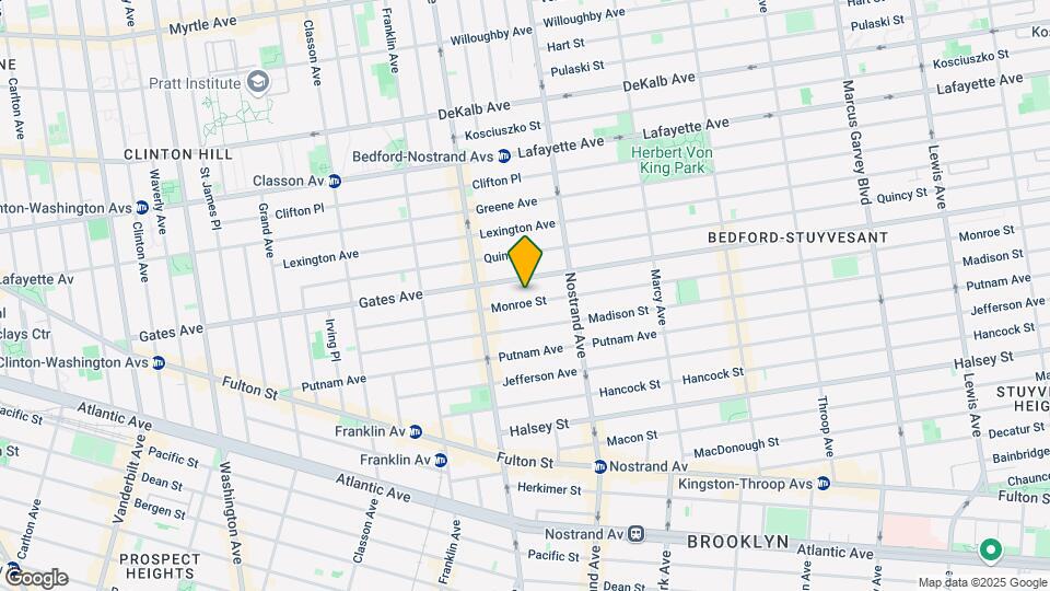 161 Monroe St Mapa y Detalles de la Ubicación