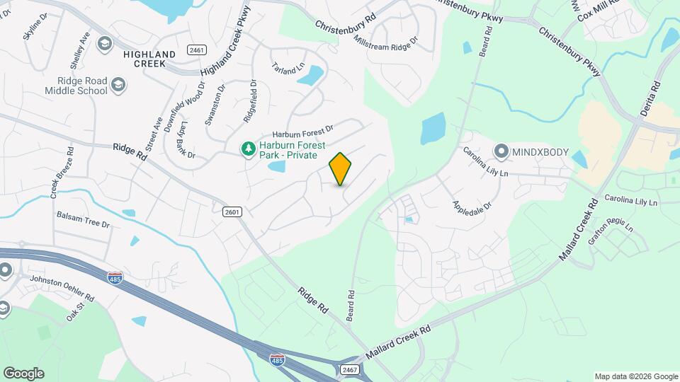 2621 Forest Grove Ct Map and Location Details