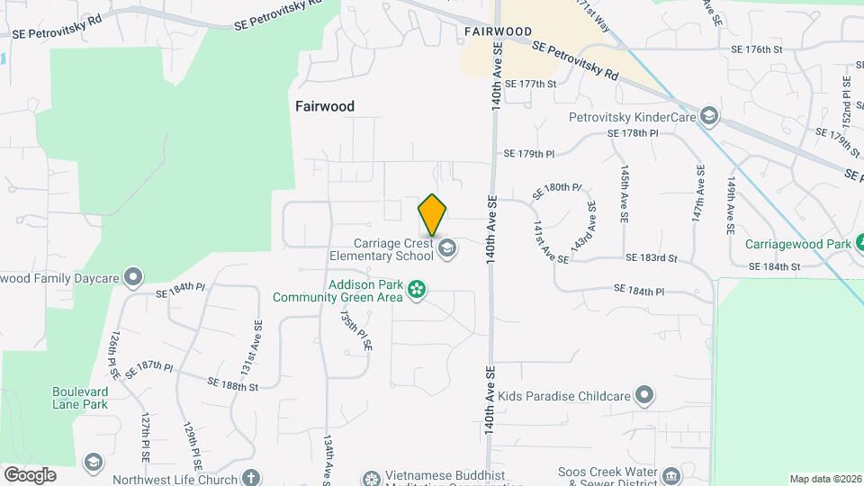 13775 SE 183rd St Map and Location Details
